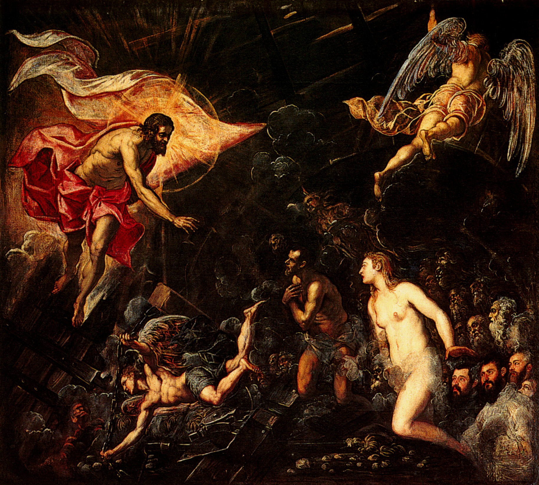 Tintoretto the descent into hell revista aullido literatura y poes a